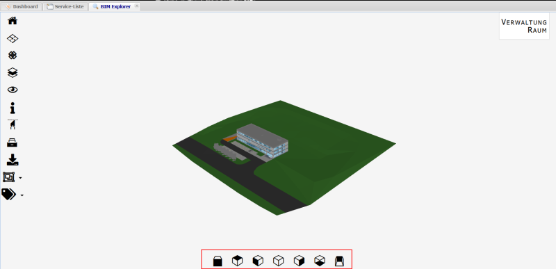 Ansicht BIM Explorer