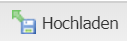 Links das Symbol einer Diskette und ein grüner Pfeil nach oben links; rechts der Text "Hochladen".