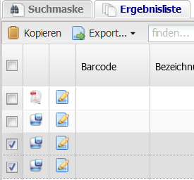 Screenshot Häkchen beim Dokument