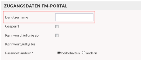 Screenshot Merkmal "Benutzername"