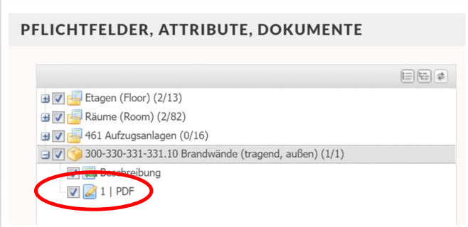Screenshot des Dokuments im Baum