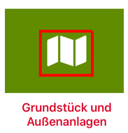 Screenshot einer Servicekategorie auf der Startseite der Servicemeldung-App, auf der das Icon zu sehen ist.