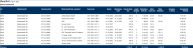 Screenshot des Berichts Rent Roll mit Beispieldaten